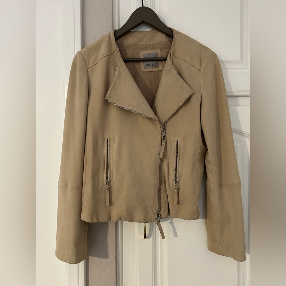 Pinko suede jacket. Size 10